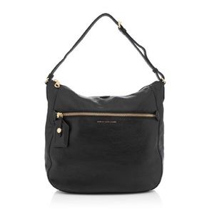Marc By Marc Jacobs Leather NWOT Globetrotter Wild Willa Hobo Black